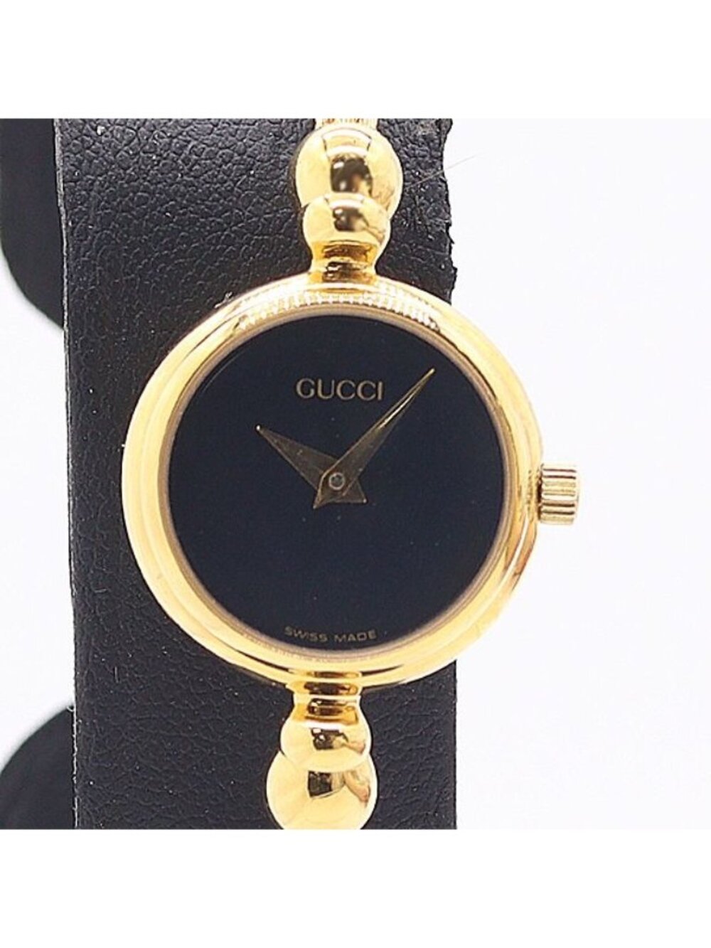Gucci Bangle Watch 2700.2 L Black Dial